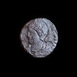 #N397# Commemorative Roman Bronze coin issued by Constantine I from 330-340 AD
