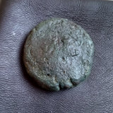 #o542# Greek ae19 bronze coin of Philip V, minted between 186-168 BC