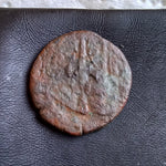 #o331# Greek bronze coin of Hieron II from Syracuse 275-215 BC