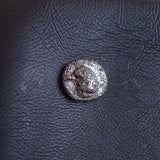 #o433# Anonymous silver Greek city issue Tetartemorion coin from Kyme 450-400 BC