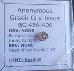 #M252# Anonymous silver Greek city issue coin from Kyzikos 450-400 BC