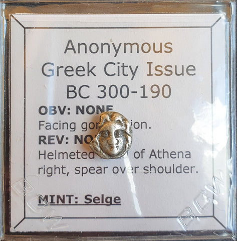 #M413# Anonymous Greek City Issue silver coin from Selge, 300-190 BC