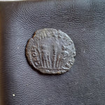 #o623# Roman Bronze coin issued by Constans from 346-348 AD