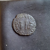 #o623# Roman Bronze coin issued by Constans from 346-348 AD