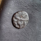 #o691# Ottoman copper Mangir coin of Murad II from 1421-1451 AD