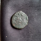 #o696# Anonymous Ottoman copper Mangir coin from 1400-1550 AD