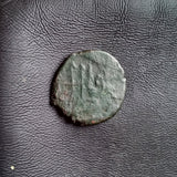 #o696# Anonymous Ottoman copper Mangir coin from 1400-1550 AD