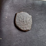 #o695# Anonymous Ottoman copper Mangir coin from 1400-1550 AD