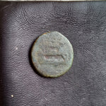 #o675# Anonymous Umayyad Fals copper coin from 711-750 AD