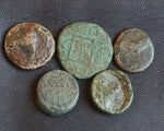 Lot of 10 Identified Iberian Greek Bronze coins from 400-200 BC