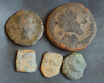 Lot of 10 Identified Iberian Greek Bronze coins from 300-100 BC