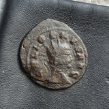 #o143# Roman Antoninianus coin of Gallienus from 260-268 AD (Antelope)