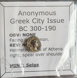 #M420# Anonymous Greek City Issue silver coin from Selge, 300-190 BC