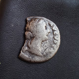 #o308# Roman Silver Denarius coin of Faustina II from 161-175 AD