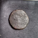 #L033# Anonymous Umayyad Fals copper coin from 750-850 AD