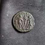 #N393# Roman Bronze coin issued by Constantius II from 337-341 AD