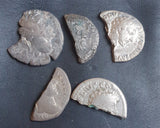 ##### Ex-dealers lot of 10 Ancient silver Roman coins from 146-253 AD