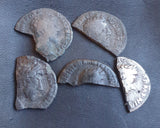 ##### Ex-dealers lot of 5 Ancient silver Roman coins from 150-186 AD