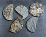 #lot 33b# Ex-dealers lot of 5 Ancient silver Roman coins from 103-206 AD