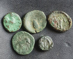 #### Lot of 10 Identified Greek Bronze coins from 400-200 BC