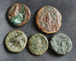 #### Lot of 10 Identified Greek Bronze coins from 400-200 BC