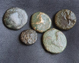 #### Lot of 10 Identified Greek Bronze coins from BC 450-15 AD