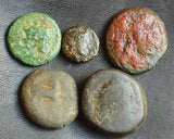 #### Lot of 10 Identified Greek Bronze coins from BC 400-1 BC