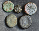 #### Lot of 10 Identified Greek Bronze coins from BC 400-1 BC