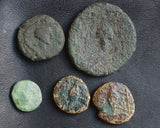 #### Lot of 10 Identified Greek Bronze coins from BC 400-1 BC