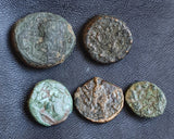 #### Lot of 10 Identified Greek Bronze coins from BC 400-100 BC