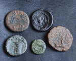 #### Lot of 10 Identified Greek Bronze coins from BC 400-100 BC