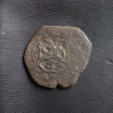 #o946# Spanish Medieval 2 maravedis coin of Charles II from 1680-1701 AD