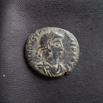 #o816# Roman Bronze coin issued by Constantius II from 351-355 AD