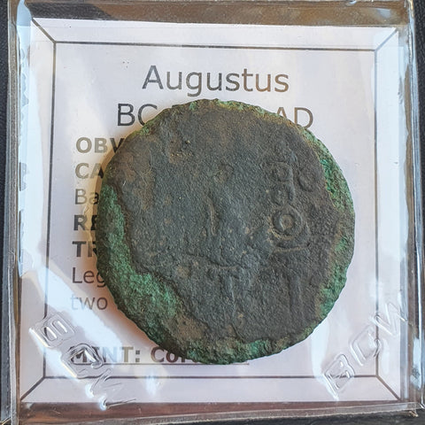 #o926# Roman provincial bronze coin of Augustus from BC 27-14 AD (Spain)