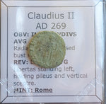 #o919# Roman copper Antoninianus coin of Claudius II, minted between 268-270 AD