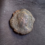 #o813# Roman Bronze coin issued by Constans from 346-348 AD