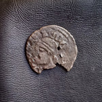 #o956# Hungarian silver denar coin of Louis I from 1342-1348 AD