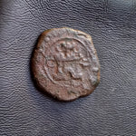 #o944# Spanish Medieval 2 maravedis coin of Philip IV from 1621-1626 AD