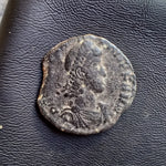 #o814# Roman Bronze coin issued by Constantius II from 351-355 AD