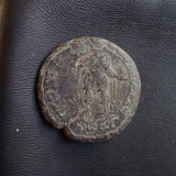 #o838# Roman Bronze coin issued by Arcadius from 392-395 AD