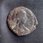 #o854# Roman Bronze coin issued by Theodosius I from 392-395 AD