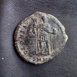 #o854# Roman Bronze coin issued by Theodosius I from 392-395 AD