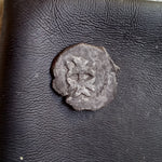 #o883# Spanish Medieval denier coin of Philip II from 1607-1614 AD