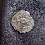 #o884# Spanish Medieval denier coin of Charles II from 1678 AD