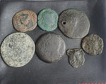 Ex-dealers lot of 15 Ancient bronze Roman coins from BC 27 - 311 AD