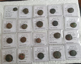 #### Lot of 20 Identified Sicilian Greek Bronze coins from 407-200 BC