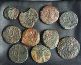 #### Lot of 20 Identified Sicilian Greek Bronze coins from 407-200 BC