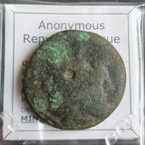 #o977# Anonymous Roman Republican Æ AS coin from 157-156 BC