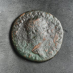 #o988# Roman Large bronze coin of Trajan, minted between 98-99 AD