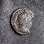 #o328# Roman limes denarius coin of Marcus Aurelius from 161 AD